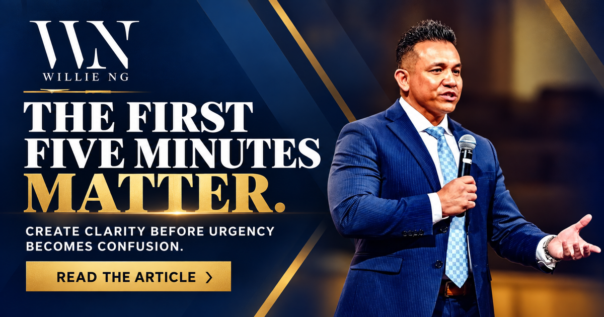 The First Five Minutes After a Leadership Crisis