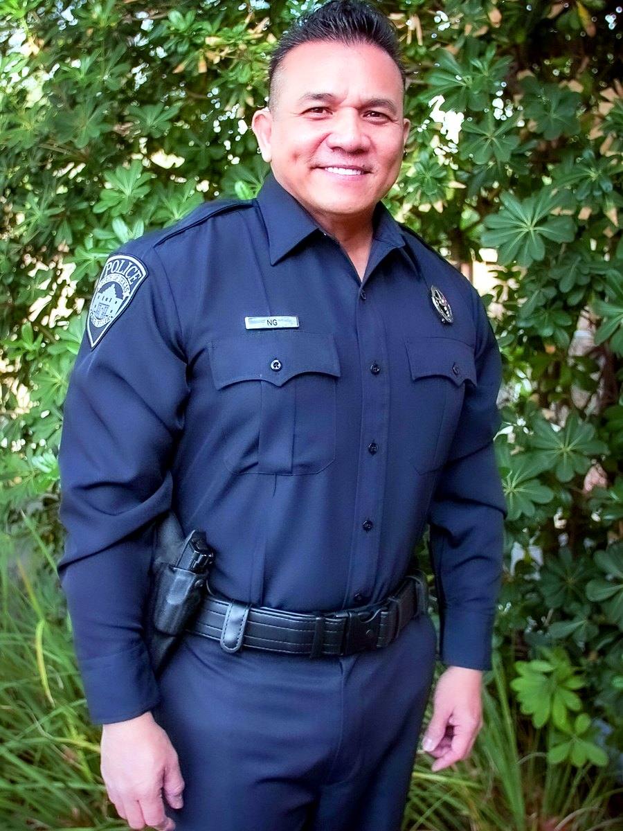 Willie Vasquez Ng in uniform